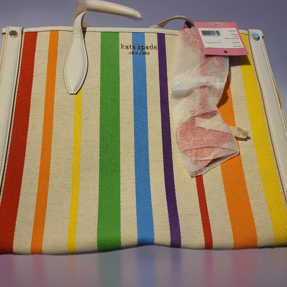 Kate Spade Vibrant Striped Tote - Picture 4 of 9